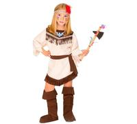 WIDMANN MILANO PARTY FASHION - disfraz niño indio, vestido, india, salvaje oeste, hija del jefe, carnaval