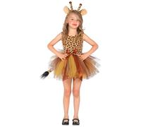 W WIDMANN MILANO Party Fashion - Disfraz de animal para niño, vestido con tutú, cinta para el pelo, disfraz de animal, disfraces
