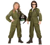 Widmann Disfraz infantil Piloto de caza – Mono – 158 cm (11-13 años)