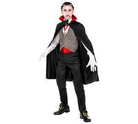 W WIDMANN MILANO Party Fashion - Disfraz infantil vampiro, gótico, chupasangre, conde oscuro, disfraz Halloween
