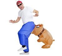 WIDMANN Disfraz 75506 picada Papelera perro, unisex ? Adultos, Azul/Marrón