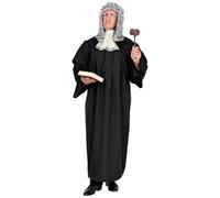 W WIDMANN MILANO Party Fashion - Disfraz Juez, Toga, Profesión, Tribunal, Abogado, Disfraces Carnaval