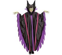W WIDMANN MILANO Party Fashion - Disfraz Malefizia, vestido, bruja, hada malvada, Halloween, carnaval