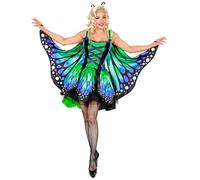 W WIDMANN MILANO Party Fashion - disfraz mariposa, vestido con tutu, alas, disfraz animal, disfraces carnaval