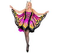 W WIDMANN MILANO Party Fashion - Disfraz mariposa, vestido con tutu, alas, disfraz animal, disfraces carnaval