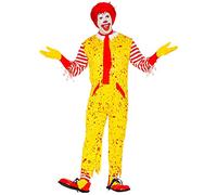 W WIDMANN MILANO Party Fashion - Disfraz Mc Killer Clown, Mono, Horror Clown, Halloween