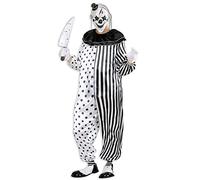 W WIDMANN MILANO Party Fashion - Disfraz mimo asesino, mono, payaso de terror, disfraces de carnaval, Halloween