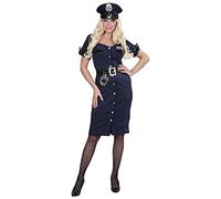 W WIDMANN MILANO Party Fashion - Disfraz mujer policía, vestido, uniforme, policía, policía, disfraz para mujer