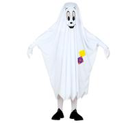 W WIDMANN MILANO Party Fashion - disfraz niño fantasma, poncho, fantasma, disfraces carnaval, Halloween
