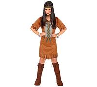 W WIDMANN MILANO Party Fashion - disfraz niño indio, vestido, disfraz western, hija del jefe, disfraces carnaval