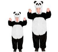 W WIDMANN MILANO Party Fashion - disfraz niños panda, mono de felpa, disfraz animal, disfraces carnaval