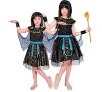W WIDMANN MILANO Party Fashion - Disfraces Niños reina egipcia, vestido, Cleopatra, faraón, Anubis, gobernante, diosa
