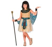 W WIDMANN MILANO Party Fashion - Disfraz Niños reina egipcia, vestido, Cleopatra, Faraón, Anubis, gobernante, diosa