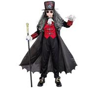 W WIDMANN MILANO Party Fashion - Disfraz Niños Señor Vampiro, Gótico, Chupasangre, Conde Oscuro