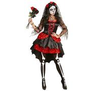 W WIDMANN MILANO Party Fashion - Disfraz Novia, Dia De Los Muertos, Vestido, Dia De Los Muertos, Halloween