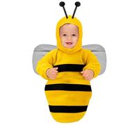 W WIDMANN MILANO Party Fashion - Disfraz niño abeja, saco para el baño de heno, tocado, saco de dormir, carnaval, fiesta de disfraces