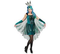 W WIDMANN MILANO Party Fashion - disfraz pavo real, vestido, disfraz de animal, disfraces de carnaval, disfraces, carnaval
