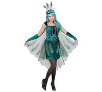 W WIDMANN MILANO Party Fashion - disfraz pavo real, vestido, disfraz de animal, disfraces de carnaval, disfraces, carnaval