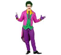 W WIDMANN MILANO Party Fashion- Costume Mad Joker da Uomo Disfraces, Multicolor, XL (Widmann S.r.l. WDM08024)