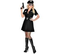 W WIDMANN MILANO Party Fashion - Disfraz policía mujer, vestido, uniforme sexy, policía, policía, disfraces