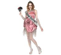 W WIDMANN MILANO Party Fashion - disfraz reina del baile zombie, vestido, reina del baile, disfraz Halloween