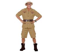 W WIDMANN MILANO Party Fashion - Disfraz Safari, camisa, pantalón corto, cinturón, scout, carnaval, fiesta temática