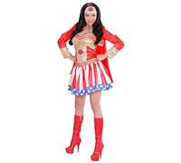 W WIDMANN MILANO Party Fashion - Disfraz Super Hero Girl, vestido, superheroina, disfraces de carnaval, carnaval