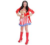 W WIDMANN MILANO Party Fashion - Disfraz Super Hero Girl, vestido, superheroina, disfraces de carnaval, carnaval