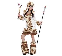 W WIDMANN MILANO Party Fashion - Disfraz Weeko india, vestido, capucha, calentadores, carnaval, fiesta temática