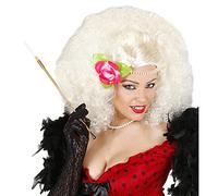 W WIDMANN MILANO Party Fashion E0587 - Peluca Belle Époque, pelo sintético, peluca rizada, peluca larga para mujer