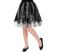 W WIDMANN MILANO Party Fashion - falda de Halloween para niños, ángel negro, fantasma, esqueleto, pirata, novia de los muertos, Día de los Muertos, Halloween