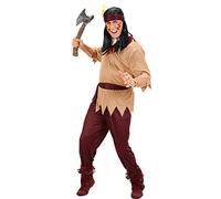 W WIDMANN MILANO Fiesta de Moda - Disfraz de Indio para hombre, Fiesta temática del Salvaje Oeste