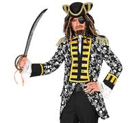 W WIDMANN MILANO Party Fashion - Frac de Desfile Pirata, Uniforme de Guardia, Bucanero, Capitán, Rockstar
