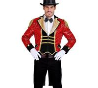 W WIDMANN MILANO Party Fashion - Frac de lentejuelas director de circo, chaqueta, showman, estrella de rock, disfraces