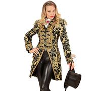 W WIDMANN MILANO Party Fashion - Frac dorado para mujer, showman, elegante traje jacquard para carnaval
