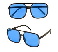 W WIDMANN MILANO Party Fashion Gafas de hip hop de los 90, color azul (Widmann S.r.l. 28114)