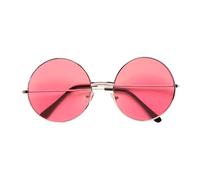 W WIDMANN MILANO Party Fashion - Gafas años 70, con cristales de colores, gafas hippie, estrella del pop, carnaval