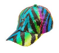 W WIDMANN MILANO Party Fashion - gorra de béisbol con lentejuelas, gorra en varios colores y diseños, capy, accesorio para disfraces