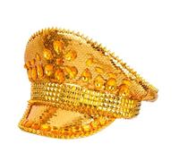 W WIDMANN MILANO Party Fashion - Gorra de fiesta para adultos, gorra con lentejuelas reversibles, accesorio para carnaval, eventos del Orgullo