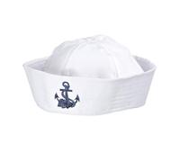 W WIDMANN MILANO Party Fashion, Gorro marinero unisex, estilo náutico, ligero confort, cuidados detalles, versátil para todas las ocasiones, evoca el espíritu de los mares y el verano.