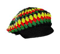 W WIDMANN MILANO Party Fashion - Gorro rasta con estilo jamaicano, accesorio de colores para disfraces de carnaval, festivales y fiestas