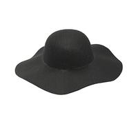 WIDMANN 68580 - Gorro Flexible para Adulto, Mujer, Años 60, Carnaval, Fiestas Temáticas, Talla Única, Color Negro