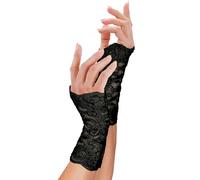 W WIDMANN MILANO Party Fashion - Guantes de encaje, accesorio de disfraz para carnaval, fiestas y festivales