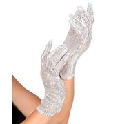 W WIDMANN MILANO Party Fashion - guantes de lentejuelas, accesorios para disfraces, fantasía, mago, carnaval, fiesta temática