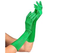W WIDMANN MILANO Party Fashion - Guantes de satén con elastán, 1 par, longitud 40 cm, accesorio, años 20, carnaval