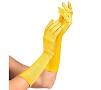 W WIDMANN MILANO Party Fashion - Guantes de satén con elastán, 1 par, longitud 40 cm, accesorio, años 20, carnaval