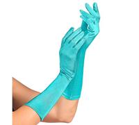 W WIDMANN MILANO Party Fashion - Guantes de satén con elastán, 1 par, longitud 40 cm, accesorio, años 20, carnaval