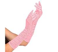 W WIDMANN MILANO Party Fashion - Guantes de satén fruncidos