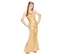 W WIDMANN MILANO Party Fashion, Guantes satinados dorados, confort óptimo, elegancia atemporal, talla ajustable, versatilidad de uso, facilidad de mantenimiento