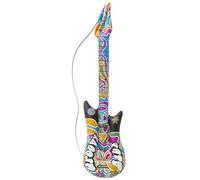 Widmann Guitarra hinchable aprox. 105 cm – instrumento para fiesta temática, carnaval